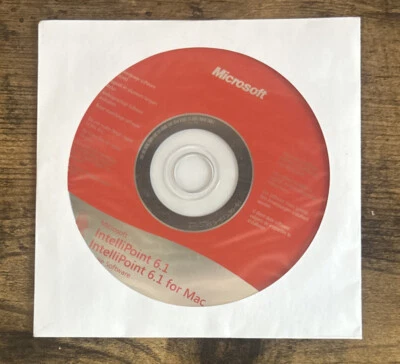 MICROSOFT IntelliPoint 6.1 & Intellipoint 6.1 for Mac on CD ROM disc - Image 1 of 2
