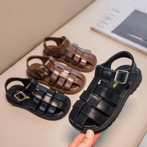 Summer Holiday Walking Beach For Girls Boys Sandals Non Slip Kids School Shoes - Picture 1 of 12