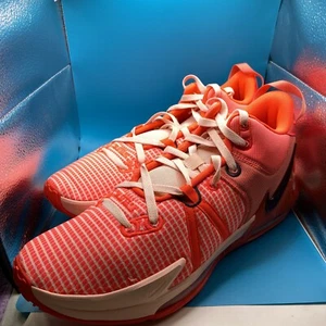 New Nike LeBron Witness 7 VII Bright Crimson/Cave Purple Size 14 DM1123 600 - Picture 1 of 12