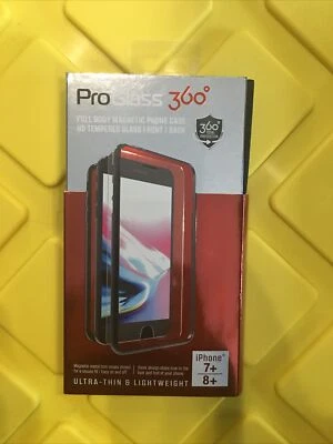 ProGlass, 360 protetor magnético corpo inteiro HD, capa de telefone para iPhone 7+/8+ - Imagem 1 de 2