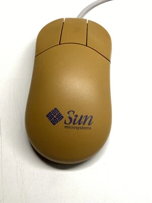 SUN Oracle 370-3632 Type-6 USB CROSSBOW 3-BUTTON USB MOUSE (YELLOW) - Image 1 of 4