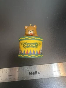 1992 Vintage Bonney & Smith Crayola Crayon Bear Christmas Ornament B - Picture 1 of 3