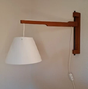 Alte Temde Wandlampe danish Design Teak 70er - Bild 1 von 22