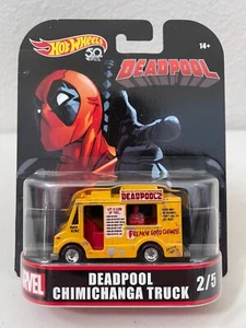 HOT WHEELS 2018 RETRO ENTERTAINMENT DEADPOOL CHIMICHANGA TRUCK - Picture 1 of 5
