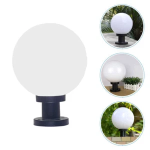 Reusable Lamp Shade Posts Outdoor Lighting Globe Lamp Yard Garden Home - Picture 1 of 12