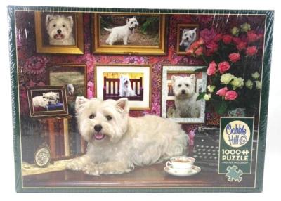 Cobble Hill Westies Are My Type Random Cut 1,000 Piece Puzzle FACTORY SEALED BOX - Image 1 of 4