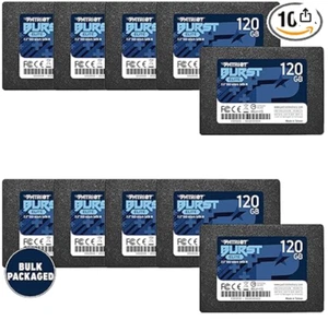 Patriot Burst Elite 120GB SSD 2.5" SATA3 6GB/s Internal SSD PC/MAC 10-PACK BULK - Picture 1 of 1
