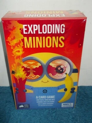 EXPLODING MINIONS - A CARD GAME - AGE 7+, 2-5 PLAYERS - NEW & SEALED - Image 1 of 4