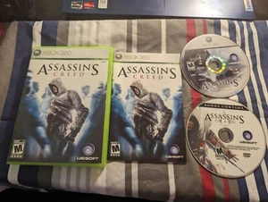 Assassins Creed (XBOX 360) Complete CIB 2 Discs with Bonus Content DVD VG - Picture 1 of 1