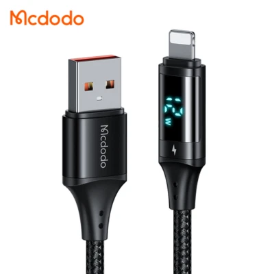 Mcdodo Digital Power Display Fast Charging Data Sync Cable for iPhone - Image 1 of 4