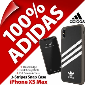 adidas Originals 3-Stripes Gumsole Snap Case Cover for APPLE IPHONE XS MAX (6.5" - Picture 1 of 12