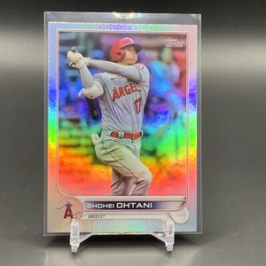 Topps 2022 Series 1 Shohei Ohtani Silver Foil Rainbow SSP Angels (TTC383)