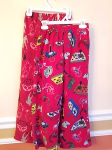 Girls Pajama Pants sz 10 OLD NAVY Blue w//Purple,Yellow,Blue/&White Snowflakes NEW