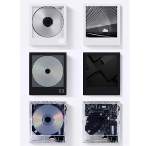 KM5 Bluetooth CD Player Instant Disk Audio CP1 White/Black/Clear Wall Hanging - Picture 1 of 21