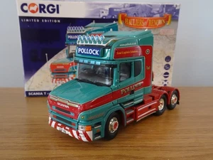 CORGI HAULIERS OF RENOWN POLLOCK SCANIA T CAB TRUCK MODEL CC12835 1:50 - Picture 1 of 4