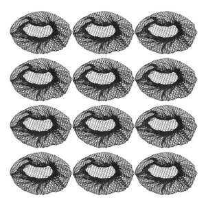 12 Stück Netz Haarnetz Haarnetz Schals Schlafen Häkeln Haarnetz Haardecke Netz - Bild 1 von 12