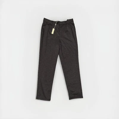 NWT Max Studio London Black & White Pleated Trousers High Rise  Length Size M - Image 1 of 4