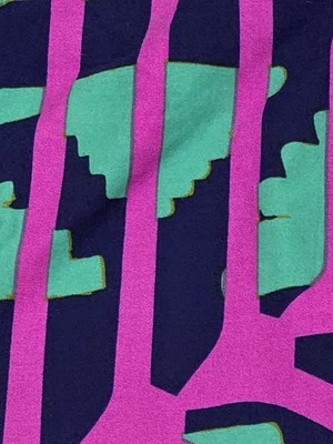 Lularoe OS Leggings-NWOT- Geometric Shapes- Lines, Blue, Green, Purple - Image 1 of 3