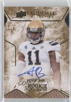 2014 Upper Deck Exquisite Collection Signatures /55 Anthony Barr Rookie Auto RC - Image 1 of 2