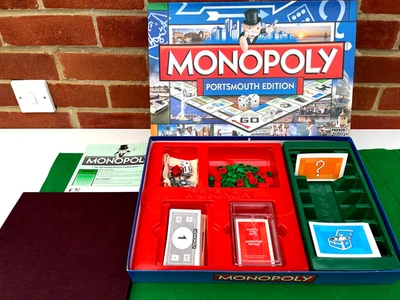 Monopoly Portsmouth City Pompey Edition Board Game 100% Complete Contents VGC - Image 1 of 4