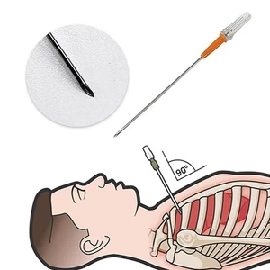 2X Rescue Tension Pneumothorax Needle Chest Decompression EDC First Aid 14G - Picture 1 of 11