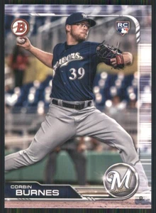 2019 Bowman #65 Corbin Burnes Milwaukee Brewers 51412 - Bild 1 von 2