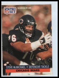 1991 Pro Set #457 Steve McMichael Chicago Bears Football Card - Picture 1 of 2
