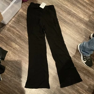 ZARA Black Casual Pull on Pants Women's Sz XS Elastic Waist Lightweight Comfort - Picture 1 of 4