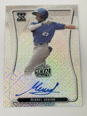 2020 Leaf Metal Draft Misael Urbina RC Auto Mojo Refractor BA-MU1 - Image 1 of 2