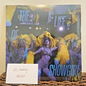 Taylor Swift The Life of A Showgirl (Lakeside Beach Blue Sparkle Vinyl) SEALED - Picture 1 of 3