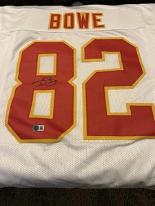 Dwayne Bowe Authentic Signed White Pro Style Jersey Autographed BAS Witnessed - Picture 1 of 2