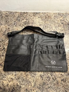 The Body Shop Schwarz Leder Stil Pinsel Make Up Gürtel Neu Unbenutzt Beauty Gürtel - Bild 1 von 8