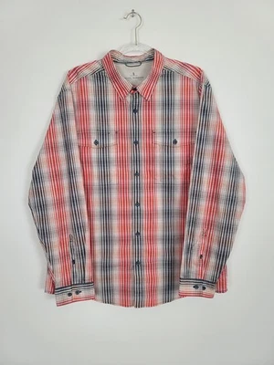 Royal Robbins Vista Chill Button Down Shirt Men's XL Red Plaid Long Sleeve Hike - Image 1 of 4