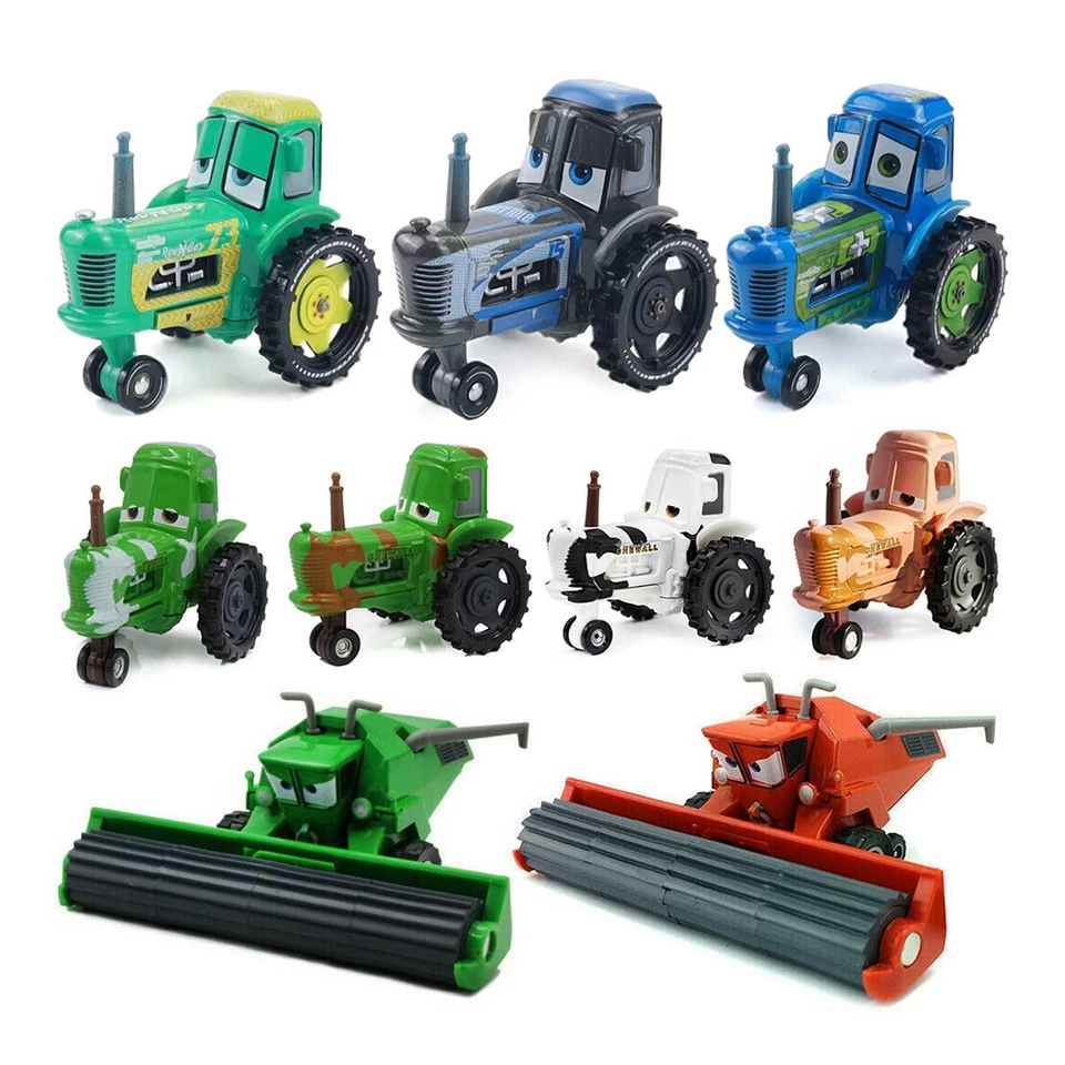 Disney Pixar Cars Frank Harvester Cow Tractor 1:55 Diecast Model Toys Car Gifts - Image 1 of 4
