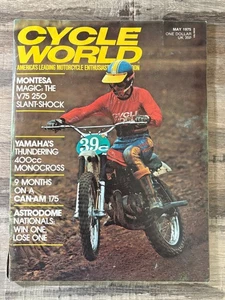 R CYCLE WORLD Motorrad Magazin Mai 1975 Yamaha MX 400B Montesa 250 V75 MX - Bild 1 von 4