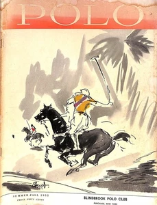 Polo Magazine Summer-Fall 1955 Blind Brook Polo Club Purchase, New York Program - Imagen 1 de 22