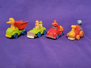 Vintage Die Cast Sesame Street Cars 1980s Playskool Big Bird Cookie Bert Ernie - Picture 1 of 3