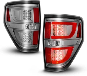 Chrome Housing Light Tint Smoke Lens LED Tube Bar Replacement Brake Tail Lamp Se - Bild 1 von 12