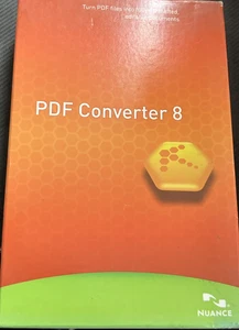 Nuance PDF Converter 8 Software With key. - Picture 1 of 4