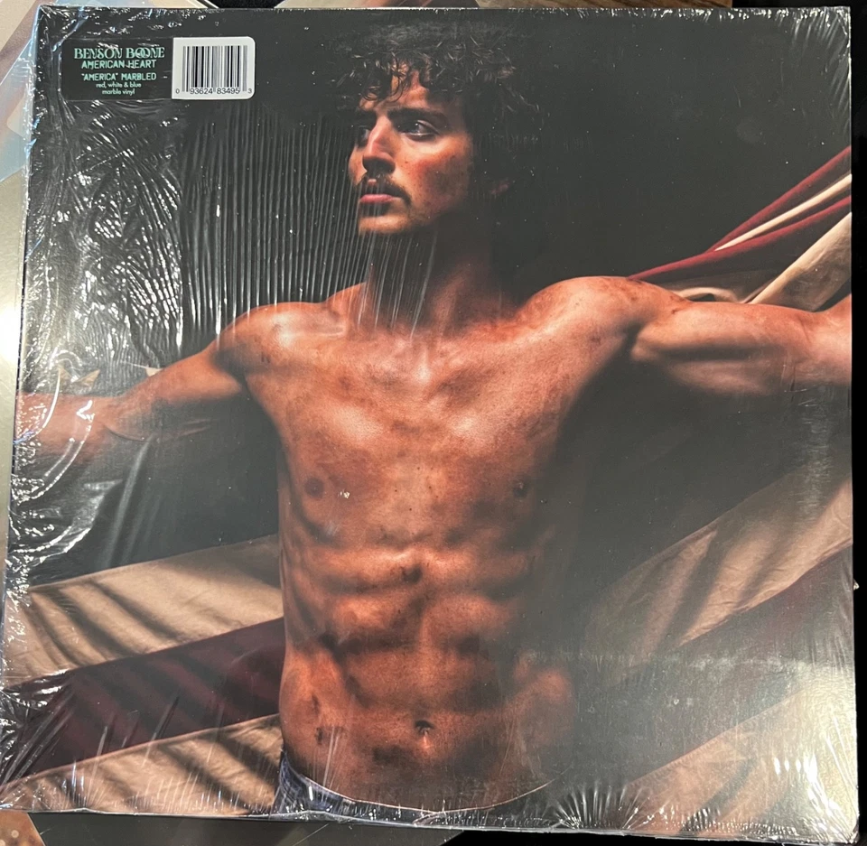 Benson Boone - American Heart [New Vinyl LP] Blue, Colored Vinyl, Red, White - Imagem 1 de 1