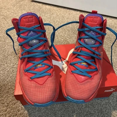 Nike Lebron 19 Kings Crown Witness,  DD0418-600 Size 6.5Y, Red Blue Purple Nice - Image 1 of 4