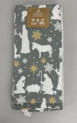 Deborah Connolly Designs Juego de 3 Toallas de Cocina Belén Navidad Foto 1 de 4