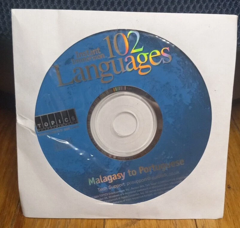 Instant Immersion 102 Languages CD-ROM Disc 4 Malagasy to Portuguese PC / MAC - Image 1 of 4