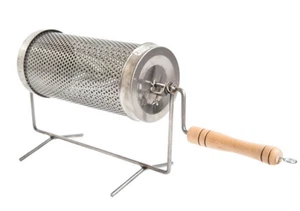 RULLO PER CASTAGNE CALDARROSTE con manico in legno antiscottatura - Imagen 1 de 12