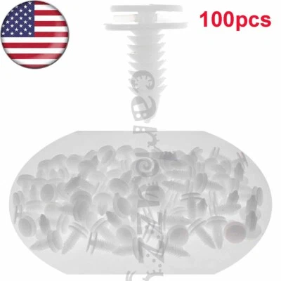 100pcs Pickup Door Panel Clips Fasteners 6503709 For Dodge Ram 1500 2500 3500 - Image 1 of 4