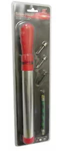 BALL AIR PUMP with HOSE NEEDLE and NOZZLE red handle with aluminium tube - Picture 1 of 1