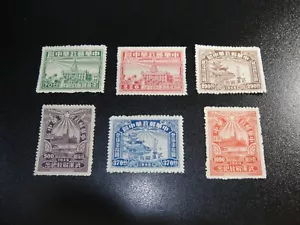 CINA Liberazione 1949 Sc#6L57-62 Liberazione Hankow Perf Set MNH - Foto 1 di 1