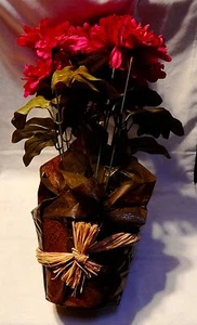 Ashland Fall Bushes Decor Picks Stems Fillers Flowers 1ea Potted Material 3E - Picture 1 of 3