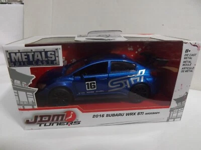 2018 Jada JDM Tuners Blue 2016 Subaru WRX STI "Widebody"  1/32 Scale - Image 1 of 3