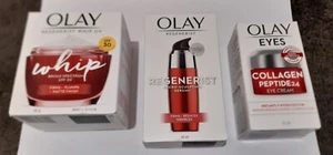 Olay Regenerist Whip, Olay Regenerist Serum & Olay Collagen Peptide24 Eyes - Picture 1 of 1